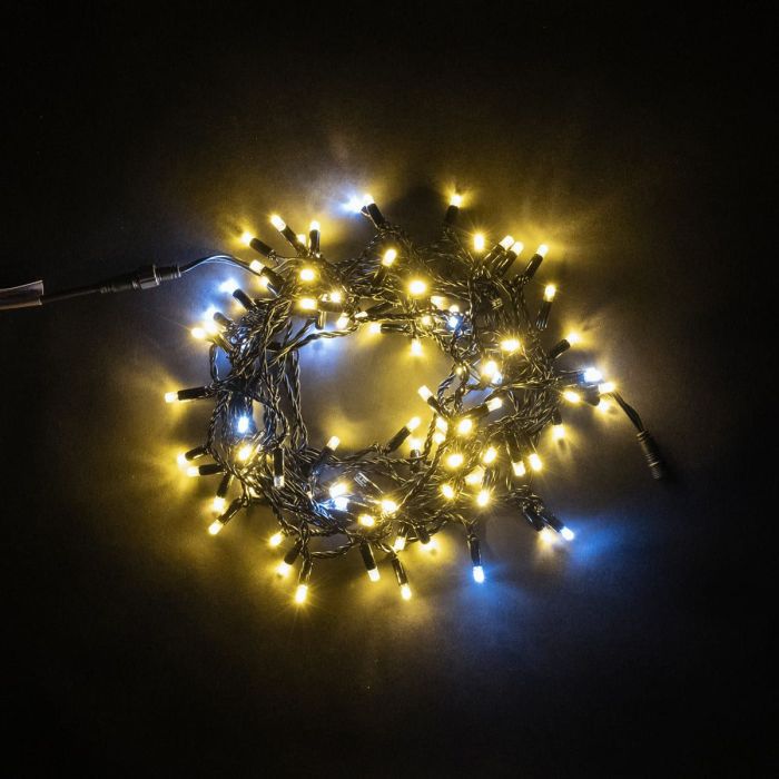 LED String with Connector 10m, Champagne with Yellow LED Flashing, 24V, 100 LEDs 05-263_BL