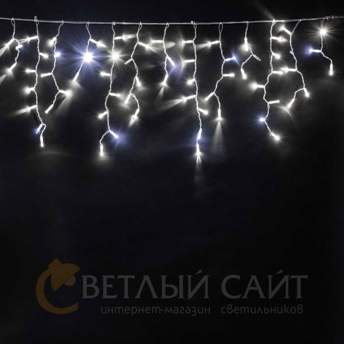 Saxroma Garland 3.1 x 0.5m Rainbow with Warm White LEDs, 220V, 150 LED, Transparent Wire Silicone, IP54 02-167_BL