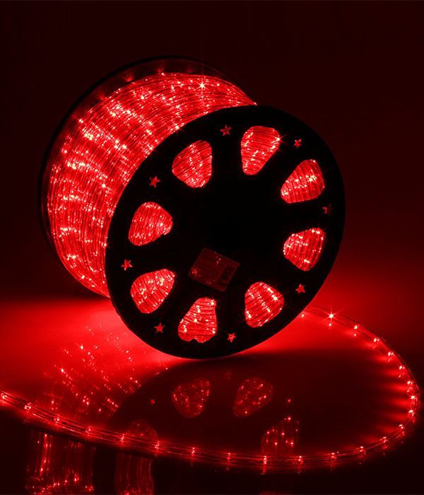 LED Floodlight LTC 13mm, Red, 36 LEDs/m, 360Ў illumination, IP65, 100m coil 27-103_BL