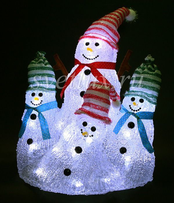 LED Snowflake Lights 25 x 21 x 25 cm White 24V, 42 LED, IP54 14-048_BL