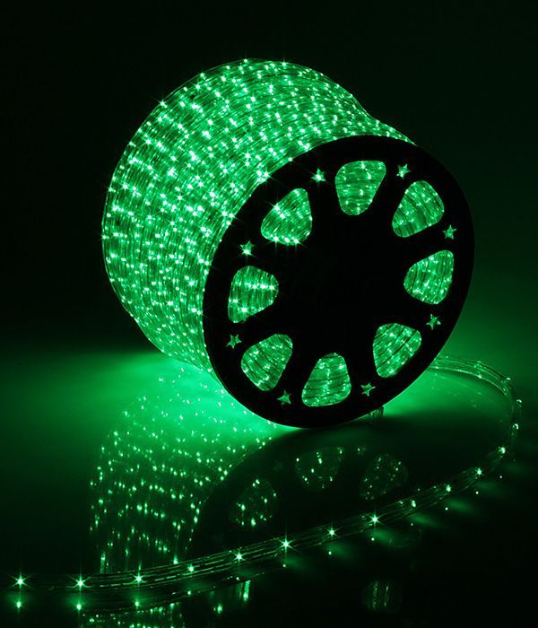 LED Fairy Light 13mm Green, 36 LED/m, 180-degree illumination, IP54, Roll of 100m 27-005_BL